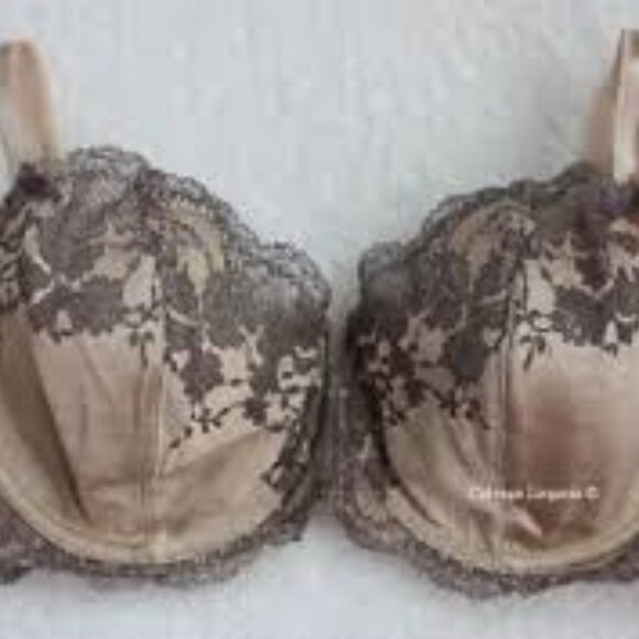 WACOAL 852256 " Not a Nursing BRA"  ** FREE SHIP ** 30C/D Lace Soft Cup UNLINED - Picture 2 of 2